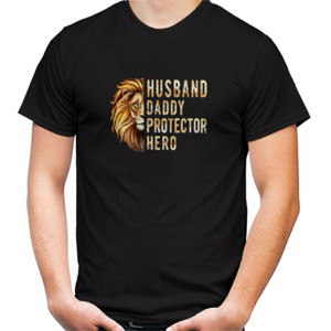 Kaos Lion Husband Daddy Protector Hero - 1