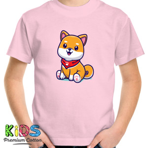 Kaos Cute Dog Shitting Cartoon