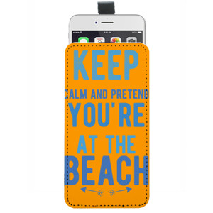 Sarung HP Pouch Keep Calm The Beach