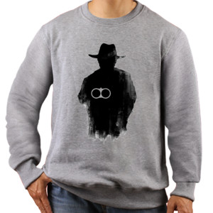 Jaket Sweater Distro Black Painting