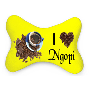 Bantal Mobil I LOVE NGOPI