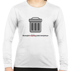 Kaos Kaos Pria Buang Mantan V-Neck by Co_mbro