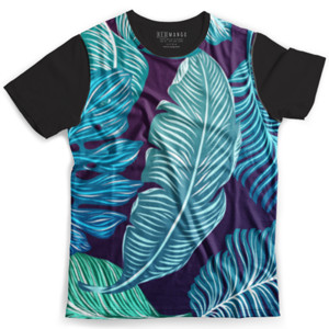 Kaos Fullprint Kaos Daun - Kaos Full Print Daun - Kaos Elegan