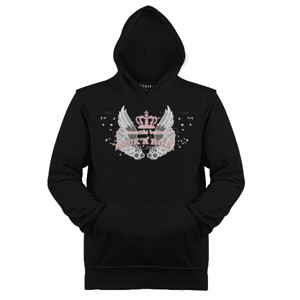Jaket Hoodie Queen Of Rock N Roll