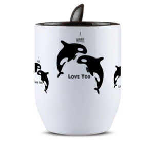 Mug Sendok mug sendok dolphine