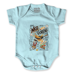 Baby Jumper Kaos Nasi Goreng Kuliner Nusantara Unik