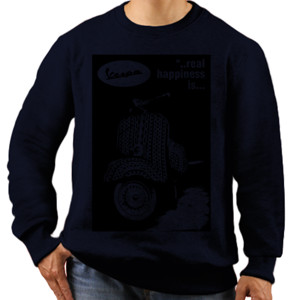 Jaket Sweater REAL HAPPINES IS VESPA
