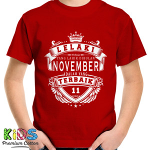 Kaos T-SHIRT LELAKI TERBAIK NOVEMBER - D2