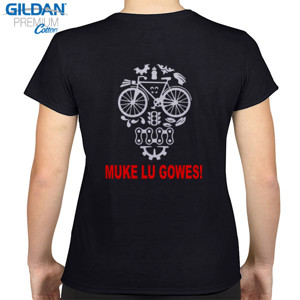 Kaos Kaos Pria Pencinta Sepeda Bahagia Design Belakang