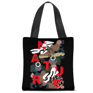 Tas Tote Fullprint back to nature