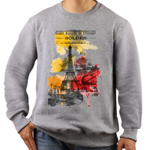 Jaket Sweater Kaos One Night In Paris (SBA38)