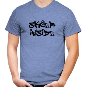 Kaos sk8er inside grafitti hitam