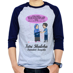 Kaos Raglan Istri shaleha