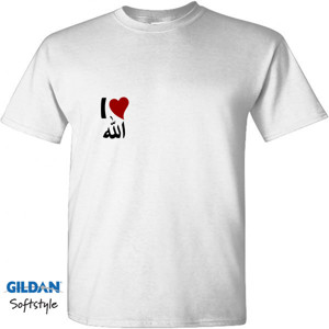 Kaos Baju Love Allah