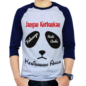 Kaos Raglan Kaos Motivasi Kehidupan Jangan Merusak 3 Hal