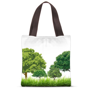 Tas Tote Fullprint Go Green | Tomatho_id