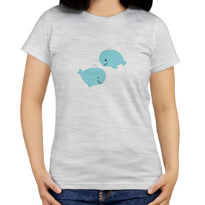 Kaos Whale - Kaos Wanita Cutton Slub by Co_mbro