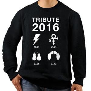 Jaket Sweater Tribute 2016 Bowie Prince Ali Fisher