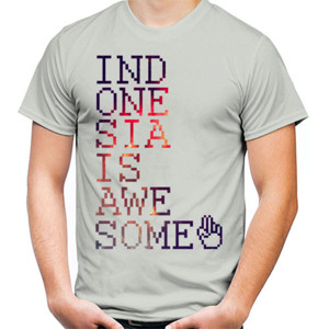 Kaos Indonesia Is Awesome 5