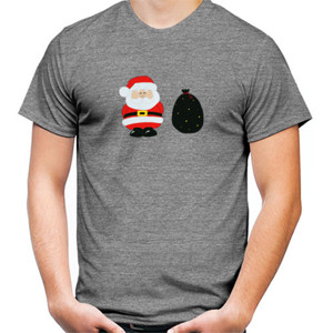 Kaos Santa - Kaos Pria Two Tone by Co_mbro