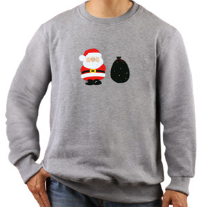 Jaket Sweater Santa - Kaos Pria Two Tone by Co_mbro