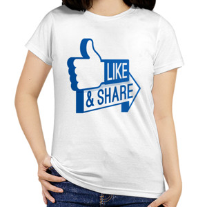 Kaos Like and Share