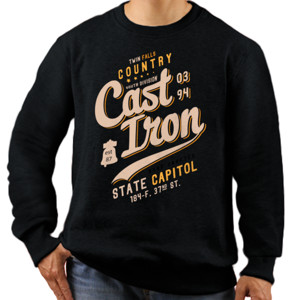 Jaket Sweater Country - Cast Iron