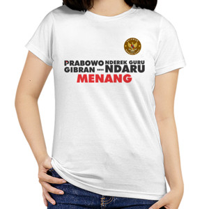 Kaos Kaos Relawan Ndari | Nderek Guru | Prabowo Gibran