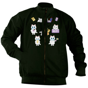 Jaket Bomber Kitty Office - Clumsy