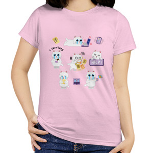 Kaos Kitty Office - Clumsy