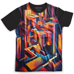 Kaos Fullprint Cubism maze