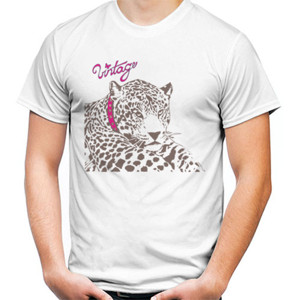 Kaos Vintage Female Leopard