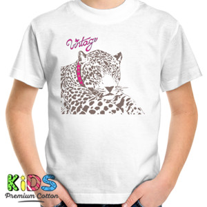 Kaos Vintage Female Leopard