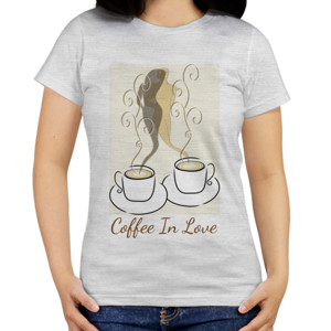 Kaos Coffee In Love 1