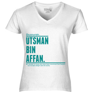 Kaos UTSMAN BIN AFFAN BY MUNTAZ APPAREL.