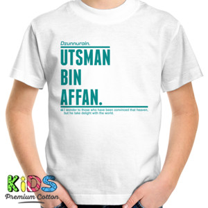Kaos UTSMAN BIN AFFAN BY MUNTAZ APPAREL.