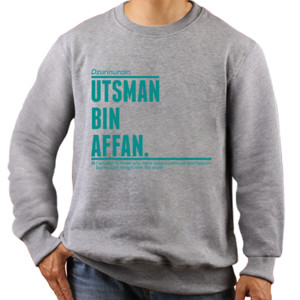 Jaket Sweater UTSMAN BIN AFFAN BY MUNTAZ APPAREL.