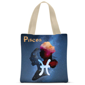 Tas Tote Fullprint Zodiak-Pisces