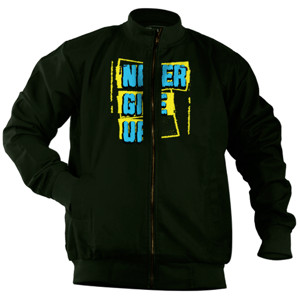 Jaket Bomber Never Give Up