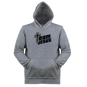 Jaket Hoodie Baju Rohani Paskah Team Jesus Warna Terang