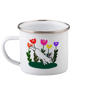 Mug Enamel Cute Rabbit 6