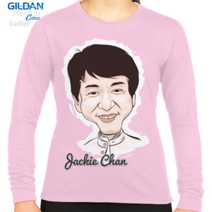 Kaos Jackiechan caricature