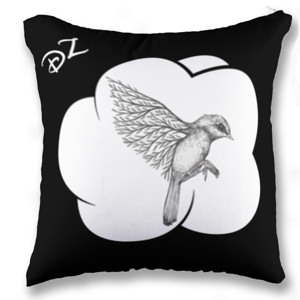 Bantal Bantal Sofa Motif Pohon Burung