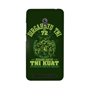 Dirgahayu TNI ke 72, bersama rakyat TNI kuat Casing HP