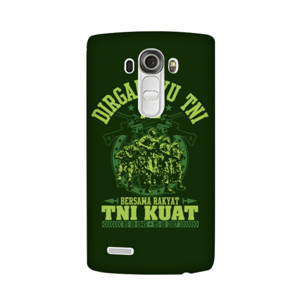 Dirgahayu TNI ke 72, bersama rakyat TNI kuat Casing HP