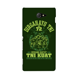 Dirgahayu TNI ke 72, bersama rakyat TNI kuat Casing HP