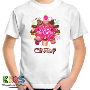 Kaos HAPPY BIRTHDAY CINDY