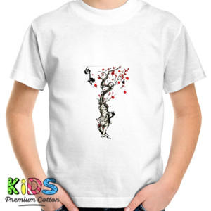 Kaos Baju Ilustrasi Singa Pohon