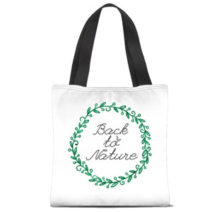 Tas Tote Fullprint Back to Nature