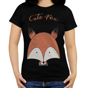 Kaos Cute Fox